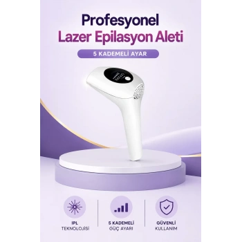 VipMarketim IPL Lazer Epilasyon Aleti 5 Kademeli Güç Ayarlı