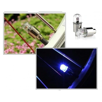 VipMarketim Işıklı Bisiklet Araba Sibop Kapağı 2 Adet