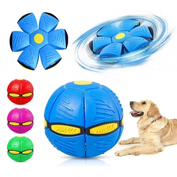 VipMarketim Işıklı Zıplayan Frizbi Evcil Hayvan Topu