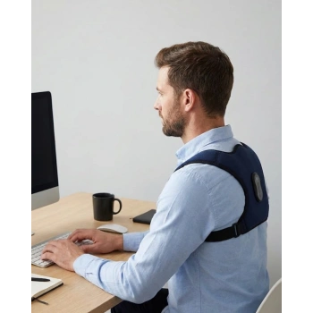 VipMarketim Isıtmalı ve Titreşimli Ortopedik Sırt Destek Kemeri