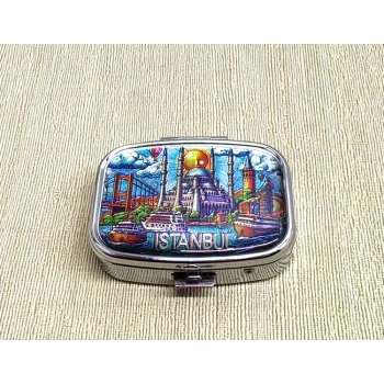 VipMarketim İstanbul Temalı İlaç Kutusu - Model 11