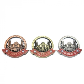 VipMarketim İstanbul Temalı Metal Magnet