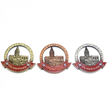 VipMarketim İstanbul Temalı Metal Magnet