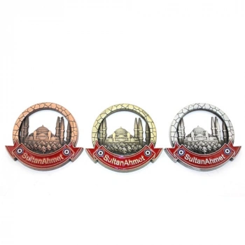 VipMarketim İstanbul Temalı Metal Magnet