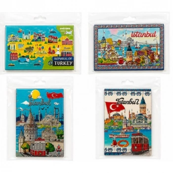 VipMarketim İstanbul Temalı Silikon Buzdolapı Süsü Magnet