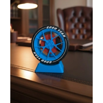 VipMarketim Jant Tasarımlı Ofis Dekoru Masa Üstü Dekoratif Aksesuar