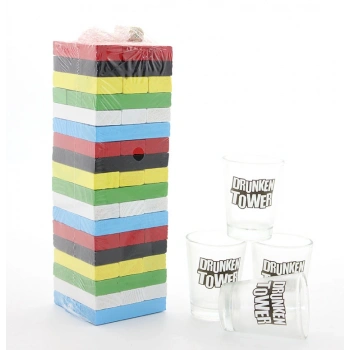 VipMarketim Jenga Shot Bardak Oyunu Model 1