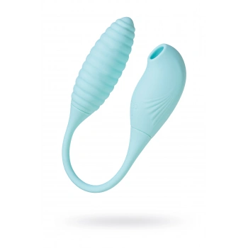 VipMarketim Jos Roow Vakum Dalgası Stimülatörü, Silikon, Mavi, 36 Cm