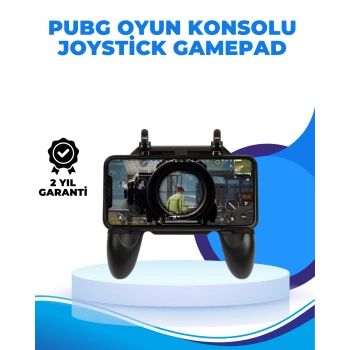 VipMarketim Joystickli ve Tetikleyicili PUBG Mobile Gamepad Oyun Kontrolcüsü