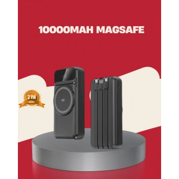 VipMarketim Kablosuz 15W Şarj Destekli 10000 mAh Taşınabilir Powerbank – Hızlı Şarj Özellikli