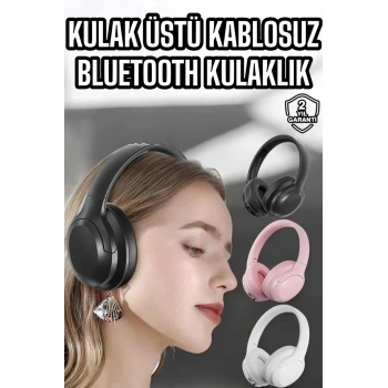 VipMarketim Kablosuz Bluetooth Kulaklık ANC/ENC Destekli Kulak Üstü Yüksek Ses Kaliteli