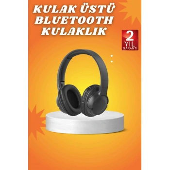 VipMarketim Kablosuz Bluetooth Kulaklık Kulak Üstü Mikrofonlu 5.0 Bluetooth ANC Özelliği