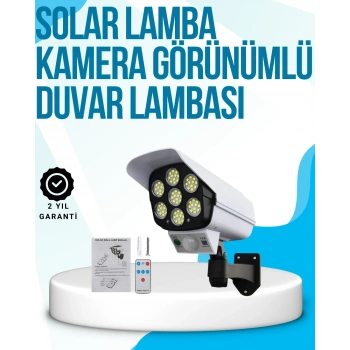 VipMarketim Kablosuz Güneş Paneliyle Şarj Olan Dış Mekan Lambası – 8-10 Saat Aydınlatma Süresi