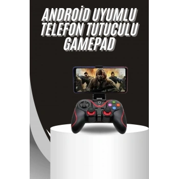 VipMarketim Kablosuz Oyun Kolu Bluetooth Joystick Gamepad Android Uyumlu