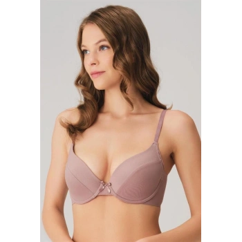 VipMarketim Kadın Balenli Desteksiz Dolgusuz Kol Altı Genişletilmiş Sırtı Yapıştırma Günlük T-shirt Sütyeni (3781)