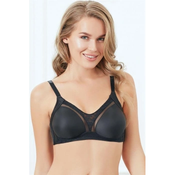 VipMarketim Kadın Balenli Desteksiz Dolgusuz Toparlayıcı Dantelli Küçültücü Sütyen (3705)