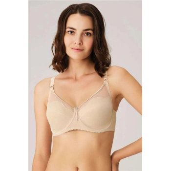 VipMarketim Kadın Balenli Desteksiz Dolgusuz Toparlayıcı Günlük Klasik Küçültücü Sütyen (3525)