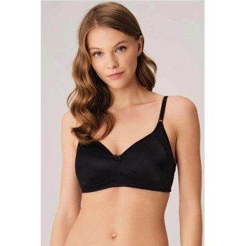 VipMarketim Kadın Balensiz Desteksiz Dolgusuz Toparlayıcı Yumuşak Süngerli Günlük Klasik Küçültücü Sütyen (3419)