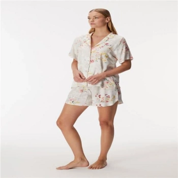 VipMarketim Kadın Kısa Kol Gömlek Ve Şort Takım (Kod:11355)