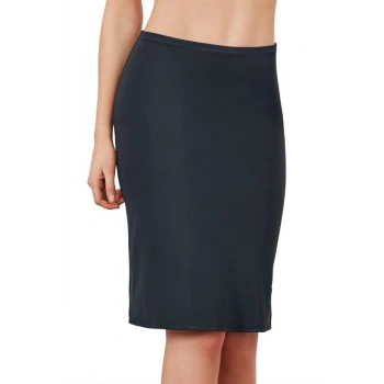 VipMarketim Kadın Mikropolyamid Esnek Kumaşlı Diz Altı Uzun Etek Altı Jüpon (0624)