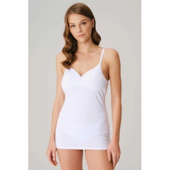 Vipmarketim Kadın Modal Pamuklu Lohusa Önden Açılan Süngerli Cuplu Emzirme Atleti ( ) (kod:8557)