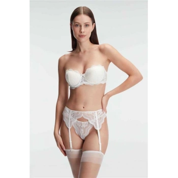 VipMarketim Kadın Sütyen, Jartiyer, String Ve Çorap Takım ( ) (Kod:4843)