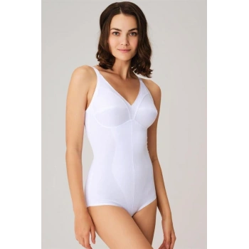 VipMarketim Kadın Toparlayıcı Vücut İnceltici Dikişli Alttan Kancalı Sıkı Badi Korse (5204)
