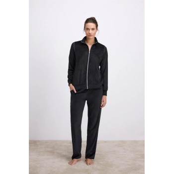 VipMarketim Kadın Uzun Kol Sweatshirt Ve Pantolon Takım ( 11548 )