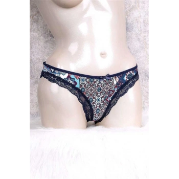 Vipmarketim Kadın Viskon Kumaş Desenli Slip ( ) (kod:2742)