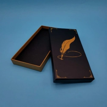 VipMarketim Kalem Kutusu Siyah Tüylü Kalem Tasarımlı