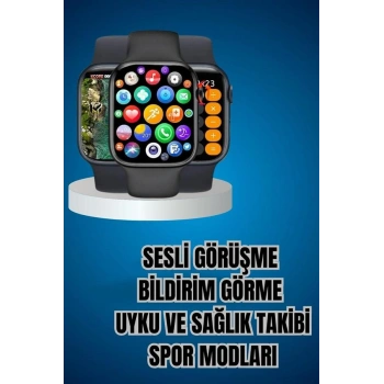 VipMarketim Kaliteli Akıllı Saat ve Kaliteli Bluetooth Kulaklık ANC Özelliği Uzun Pil Ömrü