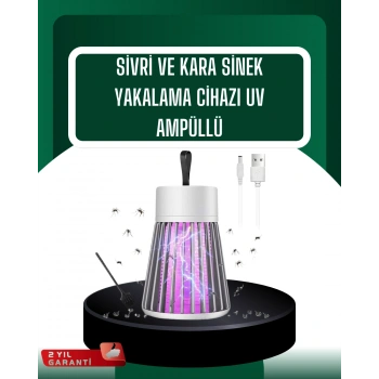 VipMarketim Kamp ve Bahçe İçin Şarjlı Böcek Kovucu Lamba