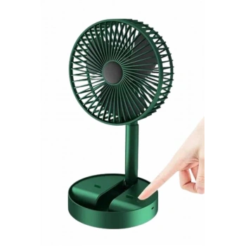 VipMarketim Katlanabilir Usb Şarjlı Masaüstü Soğutucu Mini Fan Telefon Tutucu