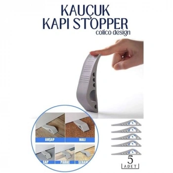 VipMarketim Kauçuk Kapı Stopperi Colico Design 5 Adet