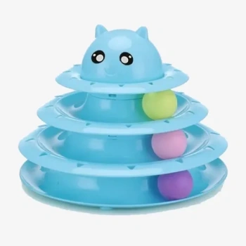 VipMarketim Kedi Başlıklı 3 Katlı Kedi Oyuncağı