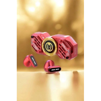 VipMarketim Kırmızı Kablosuz Bluetooth Kulaklık Stres Çarklı Oyuncu Kulaklığı