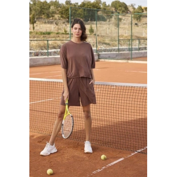 VipMarketim Kısa Kollu Bisiklet Yaka Alt Üst Takım