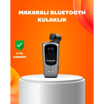 VipMarketim Klipsli Tasarımlı Bluetooth Kulaklık Uzun Pil Ömrü