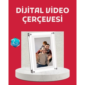 VipMarketim Kompakt Tasarımlı 7 İnç Dijital Fotoğraf Çerçevesi – Modern ve Şık Görünüm