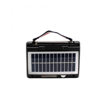 VipMarketim KTF-1428 Solar Panel Destekli Şarjlı Bluetooth Hoparlör – FM/AM/SW Radyo AUX ve TF Kart Girişli