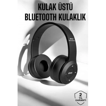 VipMarketim Kulak İçi Kablosuz Bluetooth Kulaklık Ekstra Bass ve Çok Yönlü Kullanım