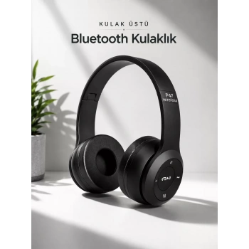 VipMarketim Kulak İçi Kablosuz Bluetooth Kulaklık Ekstra Bass ve Çok Yönlü Kullanım