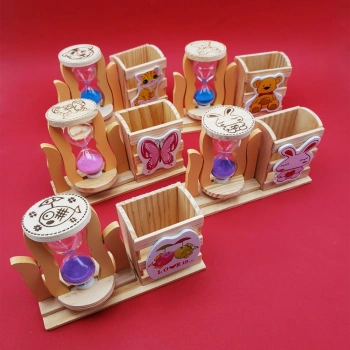 VipMarketim Kum Saati Kalemlik Kutulu