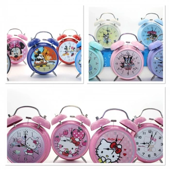 VipMarketim Kuromi, Hello Kitty, Mickey Mouse Masa Üstü Çalar Saat