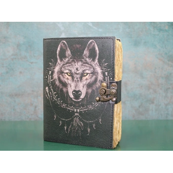 VipMarketim Kurt Büstü Deri Defter