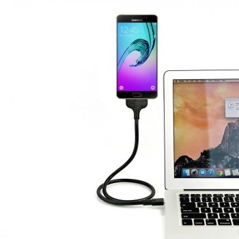 VipMarketim Lazy Acrobat Metal Usb Stand Android Micro Usb-(5775)