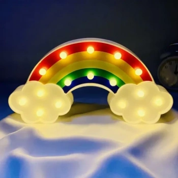 VipMarketim Led Işıklı Gökkuşağı Gece Lambası