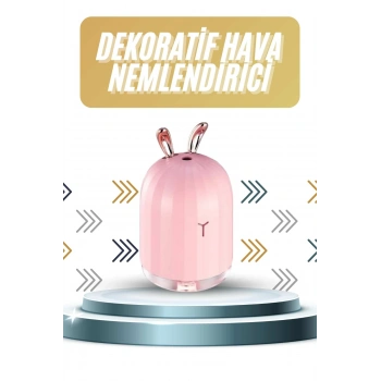 VipMarketim Led Işıklı Hava Nemlendirici Buhar Makinesi Dekoratif Aromaterapi