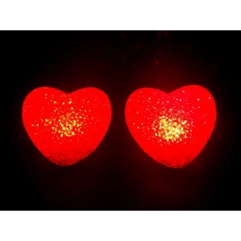 VipMarketim Led Işıklı Kırmızı Kalp Gece Lambası