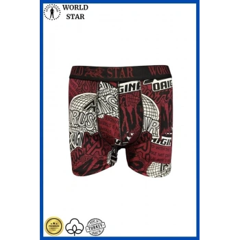 VipMarketim  Likralı Pamuklu Renkli Erkek Boxer